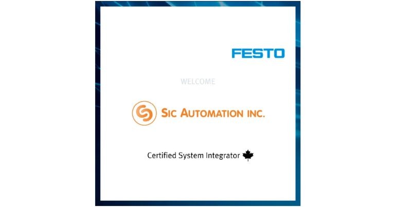 April 28, 2026 - Festo Canada Announces SIC Automation Has Joined the Festo Certified System Integrator Program