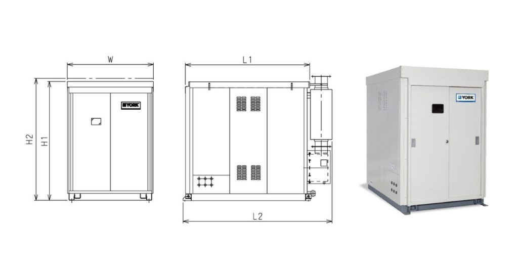 Johnson Controls YORK YHAU-CGCA-CXR Double Effect Direct Fired Chiller Heaters YHAU-CG-CA-CXR