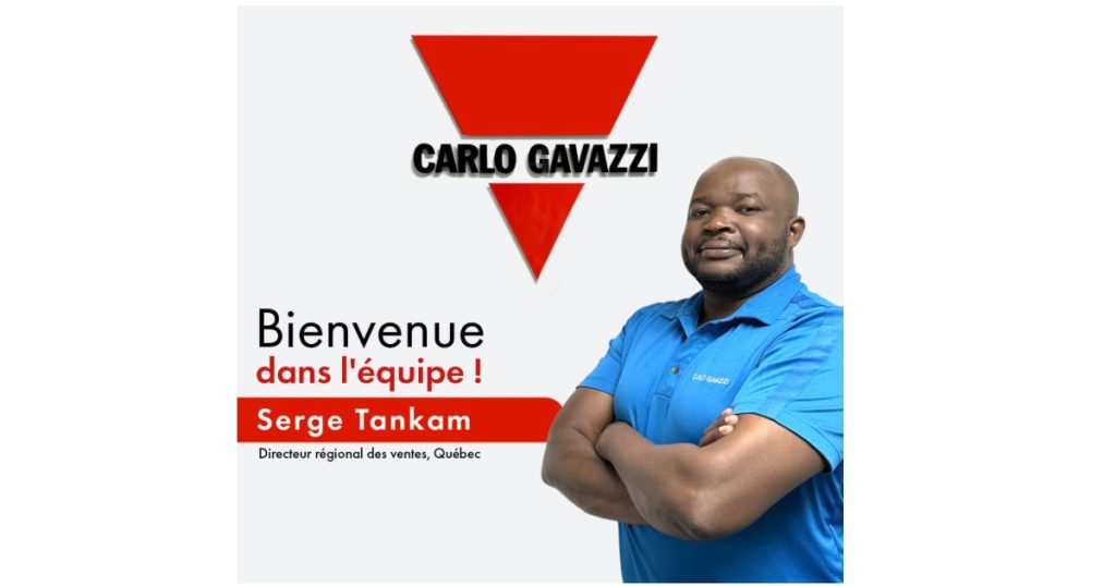 May 14, 2026 - Carlo Gavazzi Canada Announces Serge Tankam as New Regional Sales Manager – Quebec