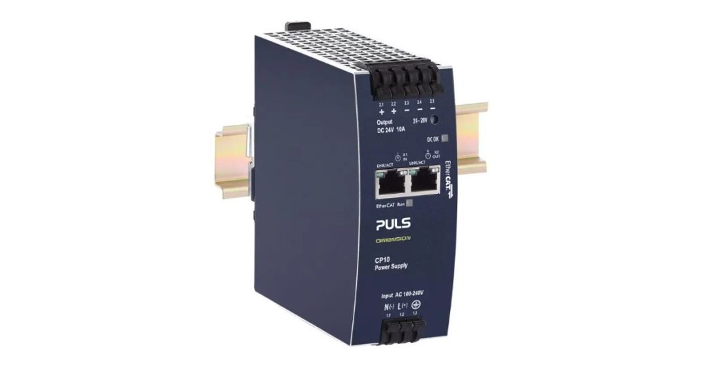 May 21, 2026 - PULS New CP-Series CP10.241-ETC DIN Rail Power Supplies for 1-Phase System