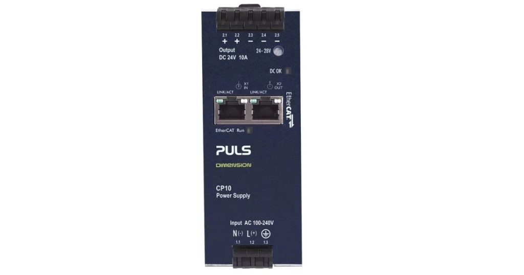 May 21, 2026 - PULS New CP-Series CP10.241-ETC DIN Rail Power Supplies for 1-Phase System