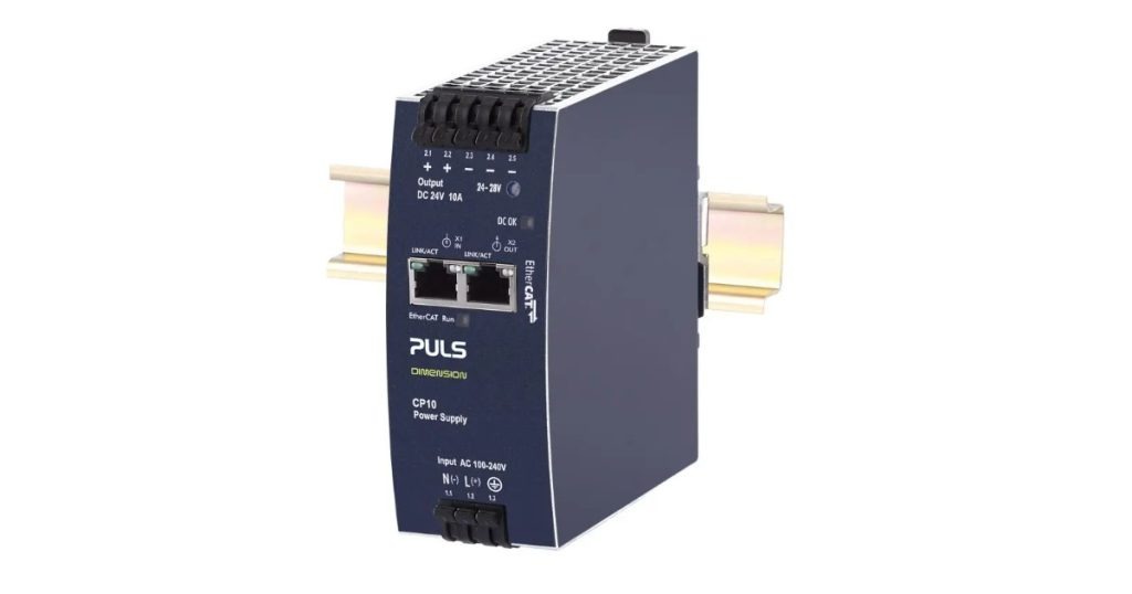 May 21, 2026 - PULS New CP-Series CP10.241-ETC DIN Rail Power Supplies for 1-Phase System