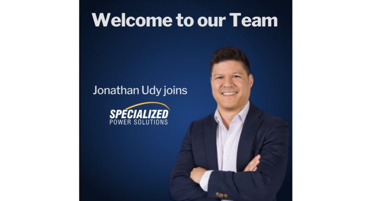 May 28, 2026 - Specialized Power Solutions Welcomes Jonathan Udy as New Sales Manager
