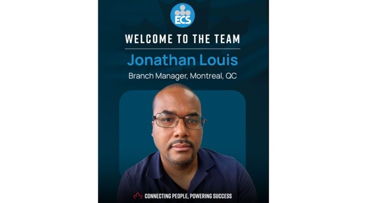June 15, 2026 - ECS Electrical Cable Supply Announces Jonathan Louis as New Branch Manager of ECS Montreal