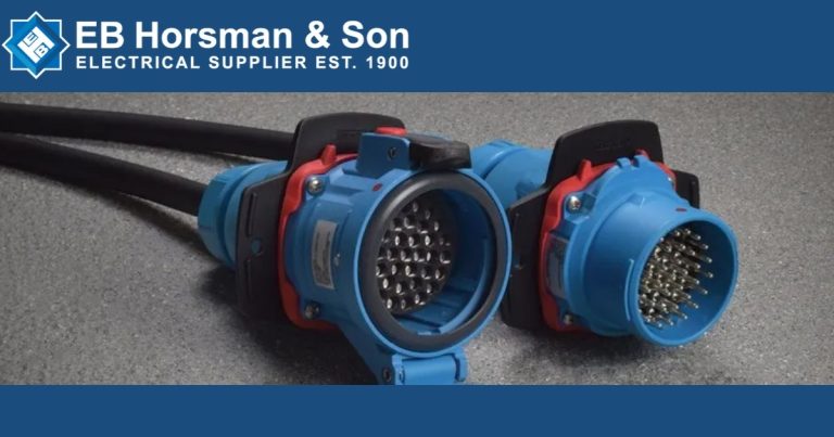 June 18, 2026 - EB Horsman & Son Meltric Switch-Rated Plugs & Receptacles - Safer, Faster Connections for Industrial Equipment