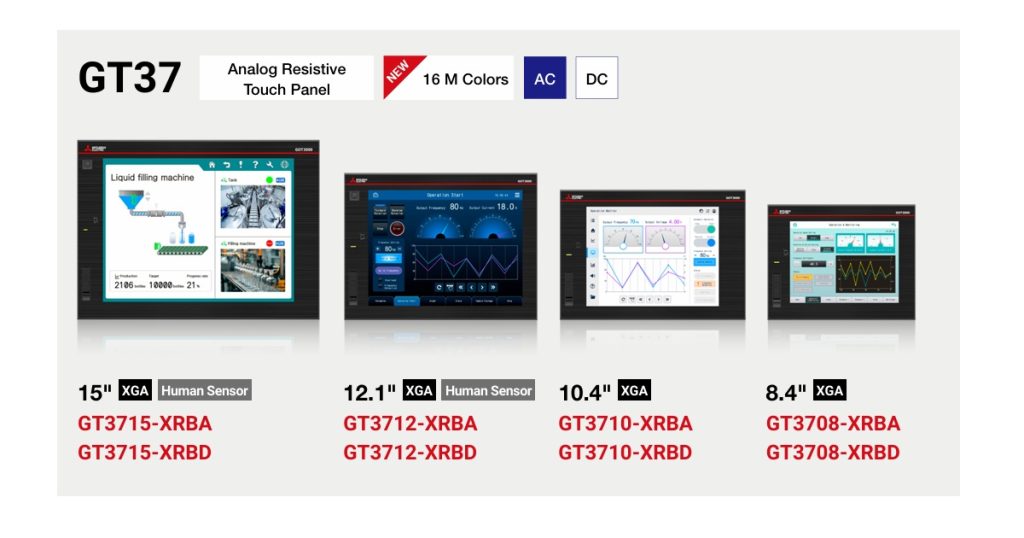 June 18, 2026 - Mitsubishi Electric GOT3000 Series HMI - GT37
