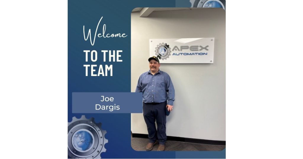 June 24, 2026 - Apex Automation Ltd Welcomes Joseph Dargis to the Systems Integration Department