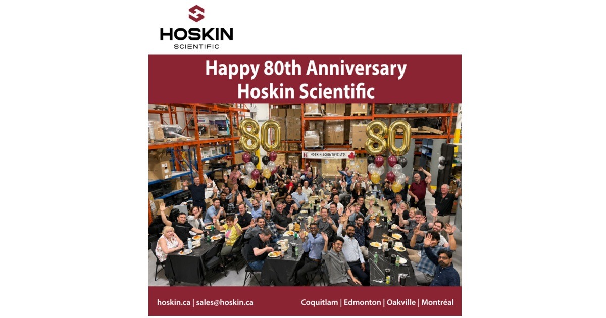 Hoskin Scientific Limited Celebrates 80 Years in Business