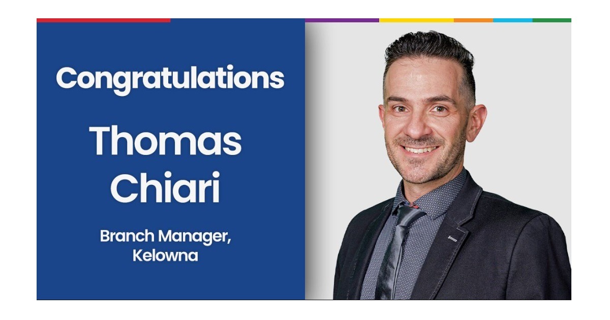 Gescan Announces Thomas Chiari as New Kelowna Branch Manager