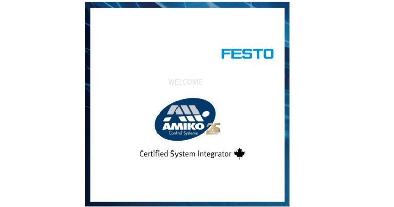 July 16, 2026 - Festo Canada Announces Amiko Control Systems as a New Member of the Festo Certified System Integrator Program