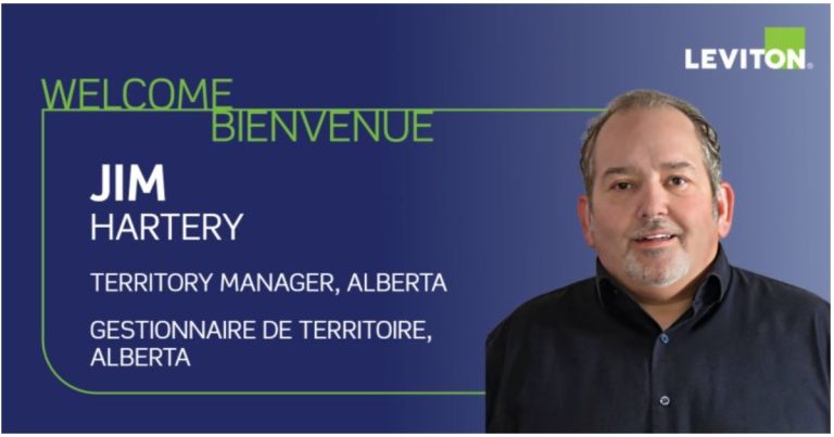 July 30, 2026 - Leviton Canada Announces Jim Hartery as New Territory Manager, Alberta