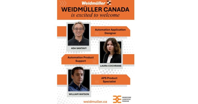 July 30, 2026 - Weidmüller Canada Announces Several New Team Members