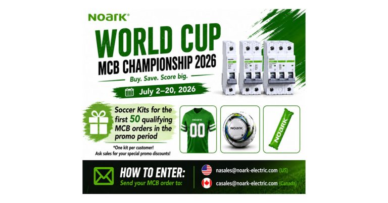 NOARK Electric Launches “World Cup MCB Championship 2026” Summer Promotion