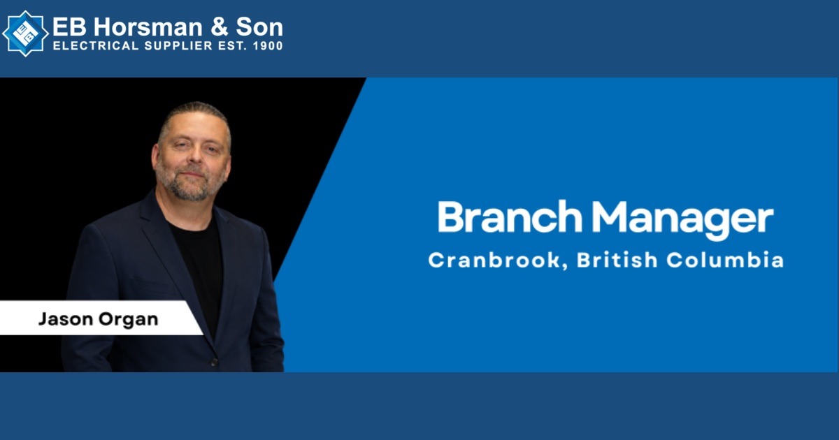 EB Horsman & Son Announces Jason Organ as New Cranbrook Branch Manager, BC