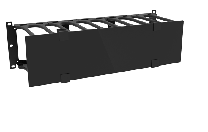 August 18, 2026 - Hammond Horizontal Finger Cable Manager with Cover - RB-HFM Series