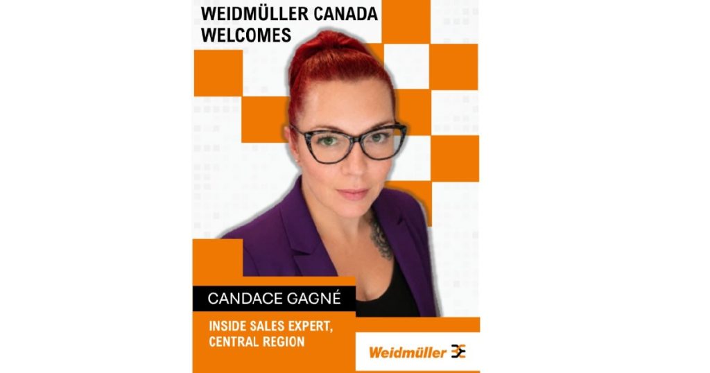 Sept 10, 2026 - Weidmüller Canada Announces Candace Gagné as Their New Inside Sales Expert for the Central Region