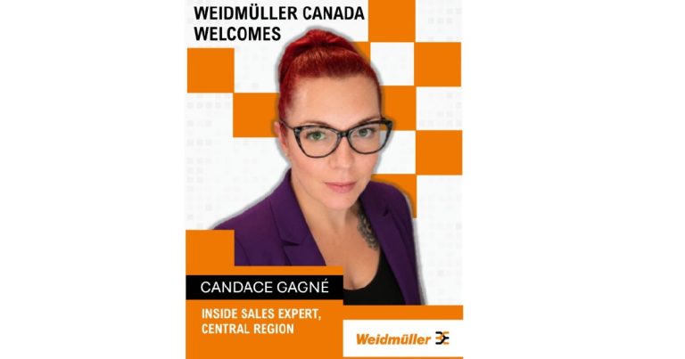 Sept 10, 2026 - Weidmüller Canada Announces Candace Gagné as Their New Inside Sales Expert for the Central Region
