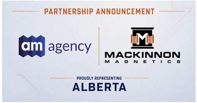Sept 16, 2026 - MacKinnon Magnetics Announces New Partnership with AM Agency to Represent Their Product Line Throughout Alberta