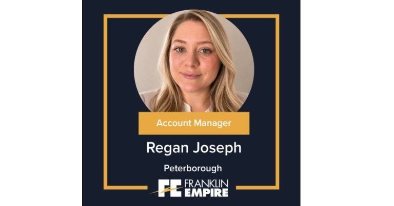 Franklin Empire Announces Regan Joseph as Their New Peterborough Branch Account Manager