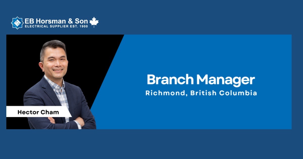 EB Horsman Appoints Hector Cham as Their New Richmond Branch Manager